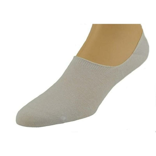 Performance Combed Cotton Invisible Socks with Silicone 3 pair pack