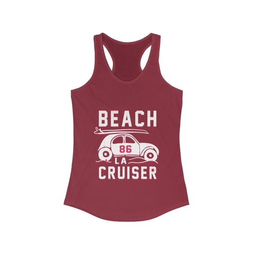 LA Beach Cruiser Racerback Tank Top