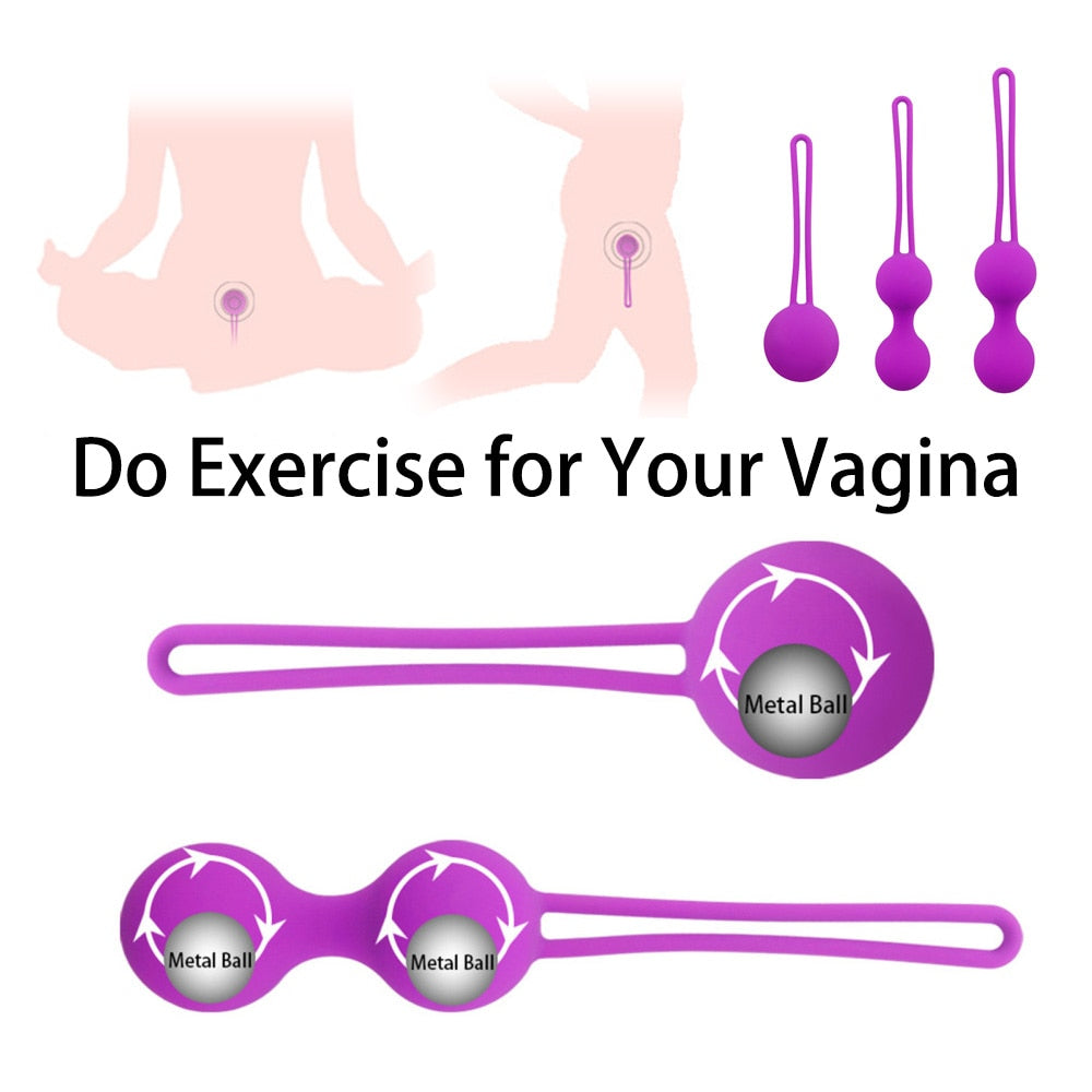 Tighten Ben Wa Vagina Muscle Trainer Kegel Ball Egg Intimate Sex Toys for Woman Chinese Vaginal Balls Products for Adults Women