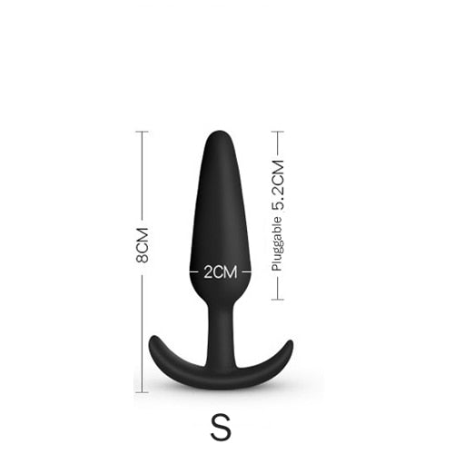 small silicone anal plug sets butt plugs anal dildo sex toys for men/woman beginner erotic intimate adult sex plug anus trainner