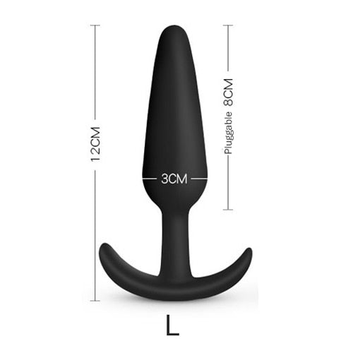 small silicone anal plug sets butt plugs anal dildo sex toys for men/woman beginner erotic intimate adult sex plug anus trainner