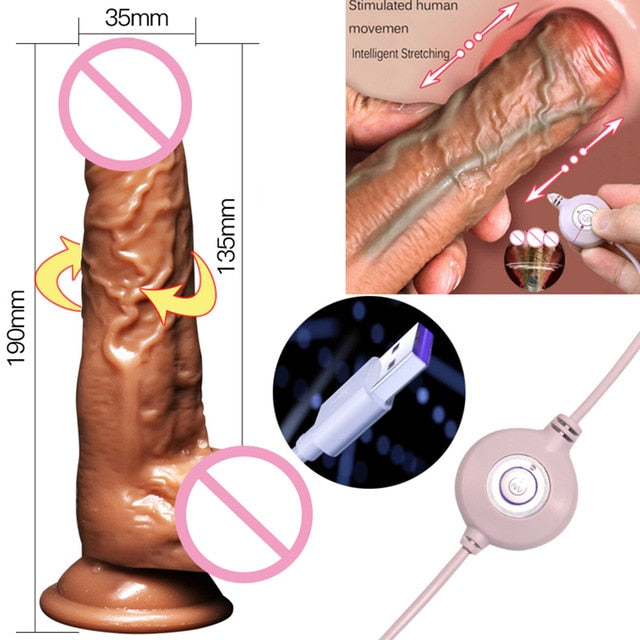 Realistic Dildo Vibrator G-spot Massage Masturbation Lifelike Feeling Real Penis Sex-Toys For Women Adult Sex Shop