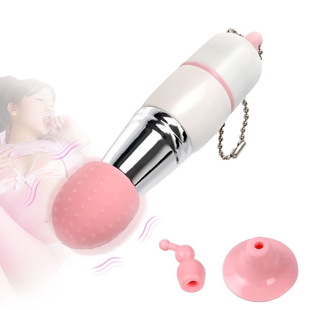 Mini 3 In 1 Vibrator Clitoris Stimulator G Spot Masturbation Nipple Stimulation Massager Adult Sex Vibrator Toys for Women Men