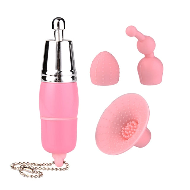 Mini 3 In 1 Vibrator Clitoris Stimulator G Spot Masturbation Nipple Stimulation Massager Adult Sex Vibrator Toys for Women Men