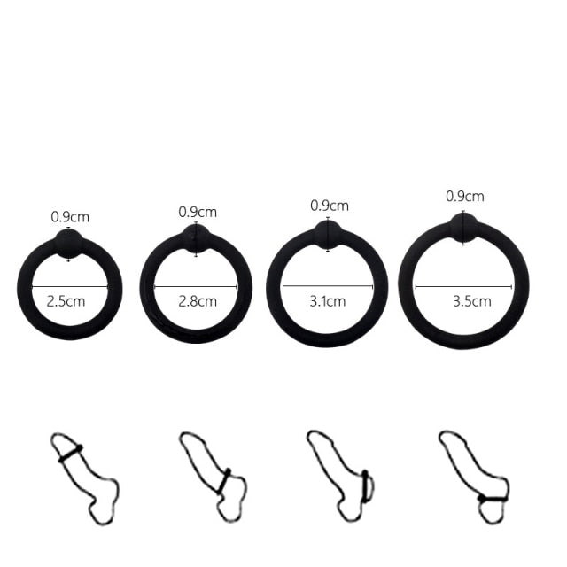 Reusable Cock Rings Delay Ejaculation Penis Rings Time Lasting Penis Erection Penis Sleeve Adult Erotic Sex Toys for Men