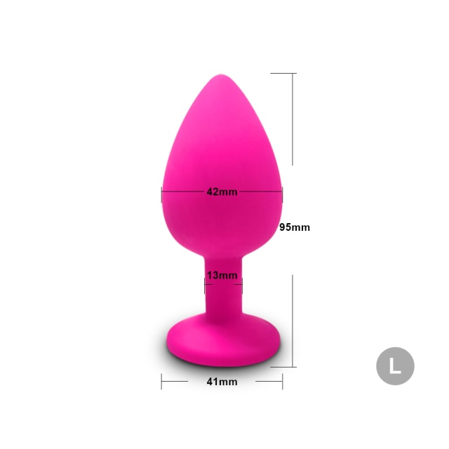 Anal Plug Butt Sex Toys for Women Men Soft Silicone Prostate Massager Mini Erotic Bullet Vibrator Anal Toys for Adults 18