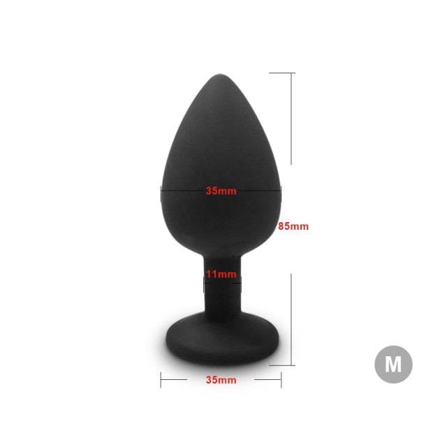 Anal Plug Butt Sex Toys for Women Men Soft Silicone Prostate Massager Mini Erotic Bullet Vibrator Anal Toys for Adults 18