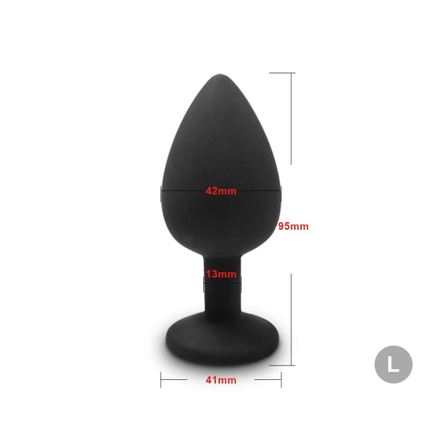 Anal Plug Butt Sex Toys for Women Men Soft Silicone Prostate Massager Mini Erotic Bullet Vibrator Anal Toys for Adults 18