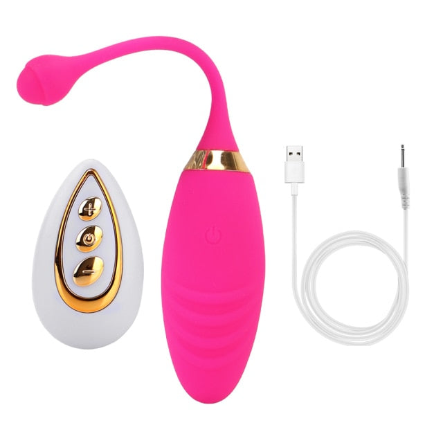 10 Speeds Jump Egg Vibrator Vibrating Egg Silicone Wireless Remote Anal Clitoris Stimulation Sex Toys for Women Adult Products