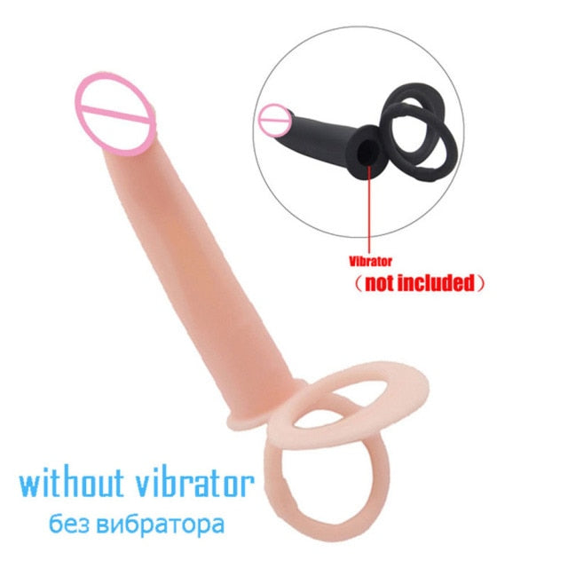 10 Frequency Double Penetration Anal Plug Dildo Butt Plug Vibrator For Men Strap On Penis Vagina Plug Adult Sex Toys For Couples