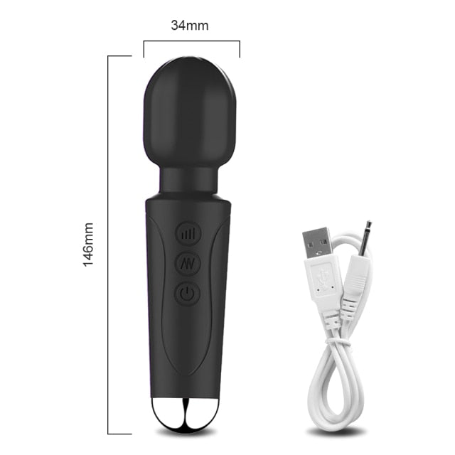 Mini Powerful Vibrator Sex Toys for Woman AV Magic Wand Vibrators Clitoris Stimulator Masturbator Dildo Erotic Toys for Adult 18