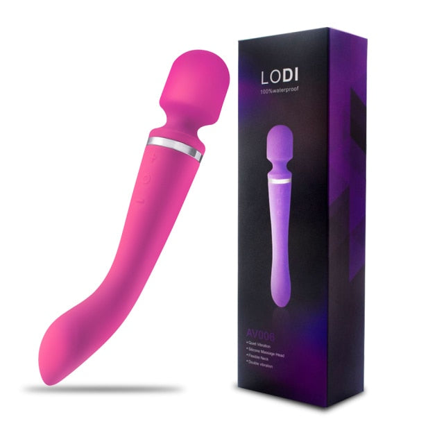 20 Speeds Powerful Dildo Vibrator AV Magic Wand Sex Toys for Women Couple G Spot Massager Clitoris Stimulator Goods for Adult 18