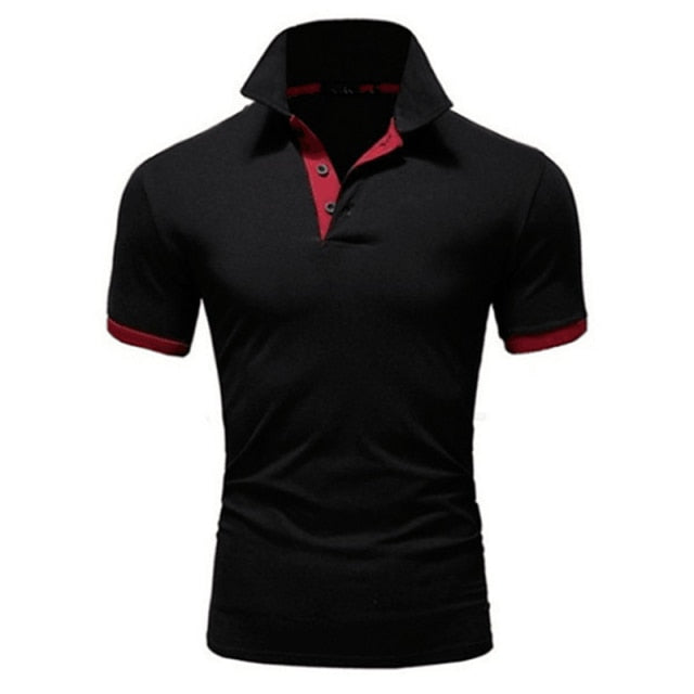 Summer short Sleeve Polo Shirt men fashion polo shirts casual Slim Solid color business men's polo shirts men's clothing