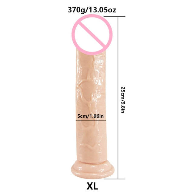 Realistic Dildo For Women Soft Jelly Suction Cup Dildo Anal Big Penis Anal Plug Crystal Dildo Female Sex Toys Erotic Adult 18+